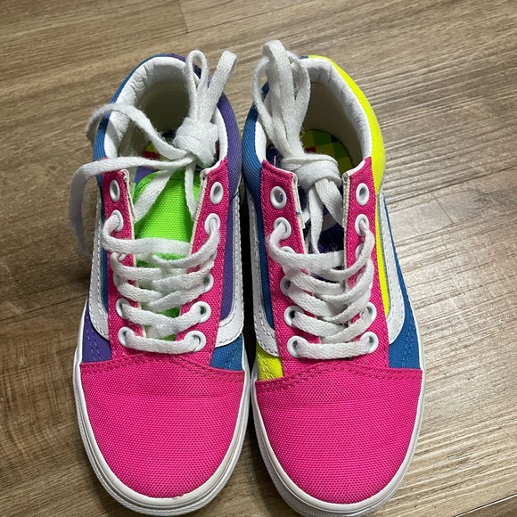 Girls multi-colored Vans classic - Picture 4 of 10